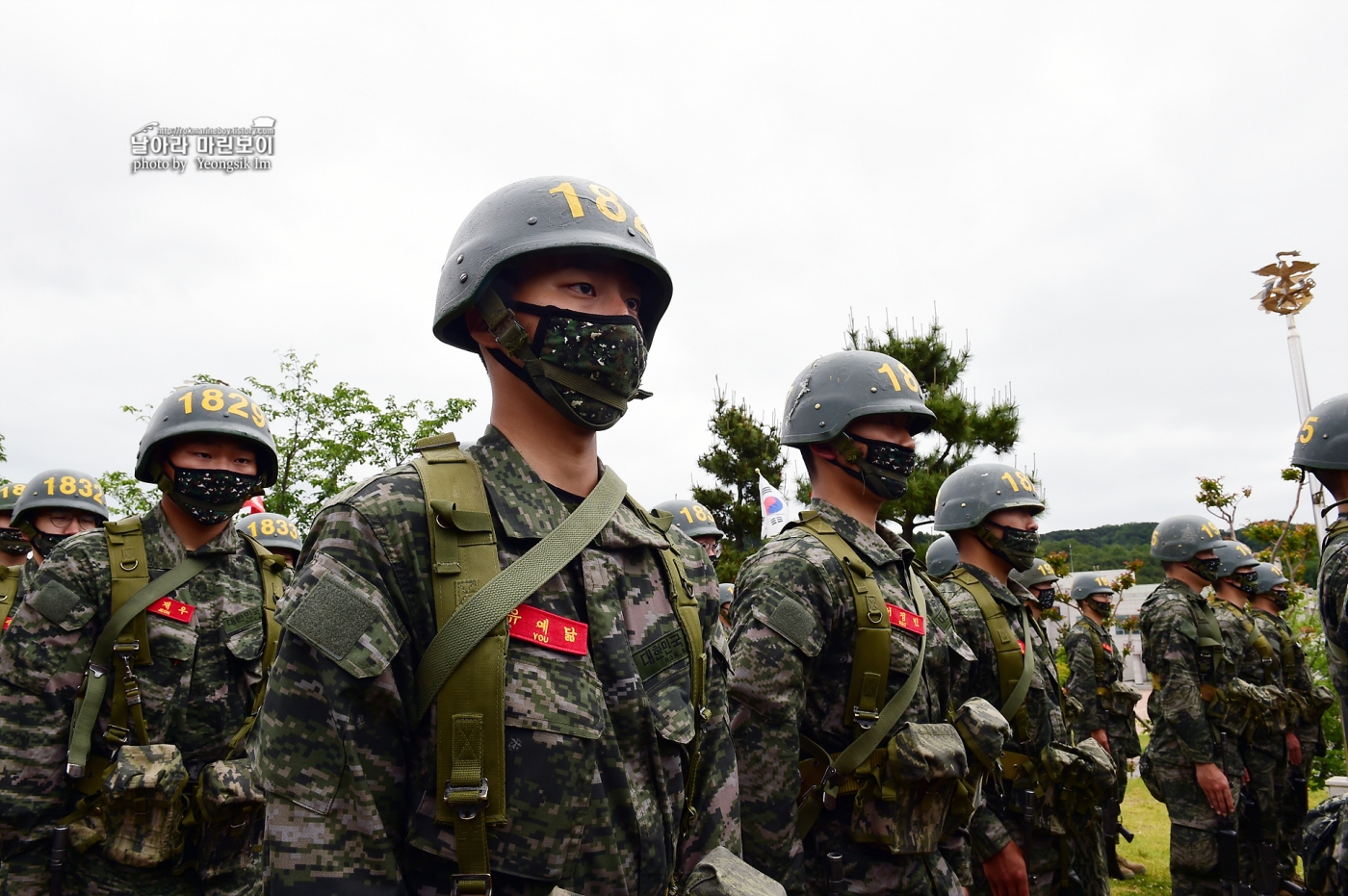 해병대 신병 1257기 극기주 빨간명찰수여식_6320.jpg