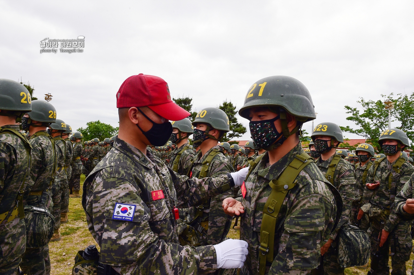 해병대 신병 1257기 극기주 빨간명찰수여식_6377.jpg