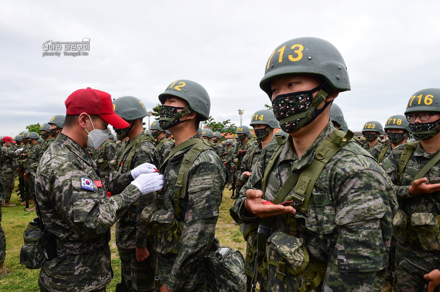 해병대 신병 1257기 극기주 빨간명찰수여식_2601_6.jpg