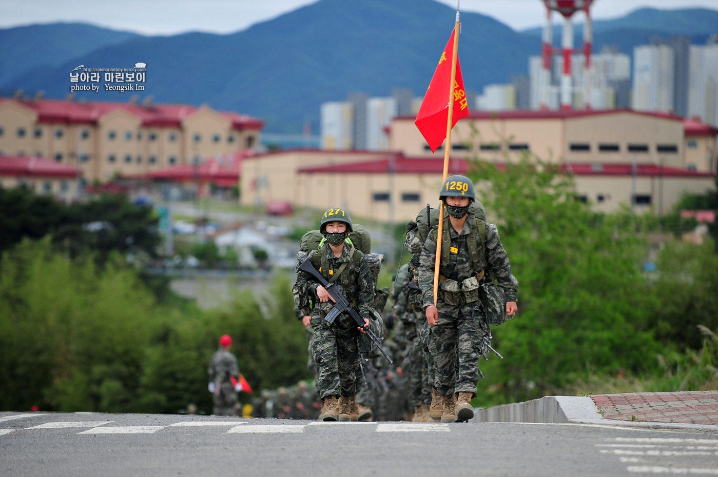 해병대 신병 1257기 극기주 빨간명찰수여식_2560.jpg