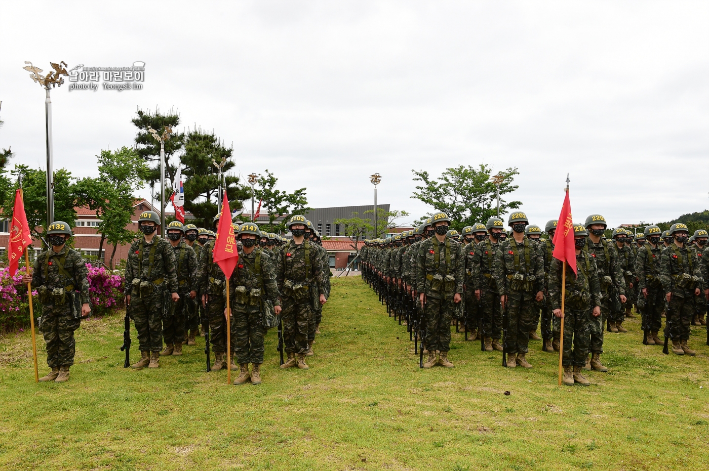 해병대 신병 1257기 극기주 빨간명찰수여식_6426.jpg