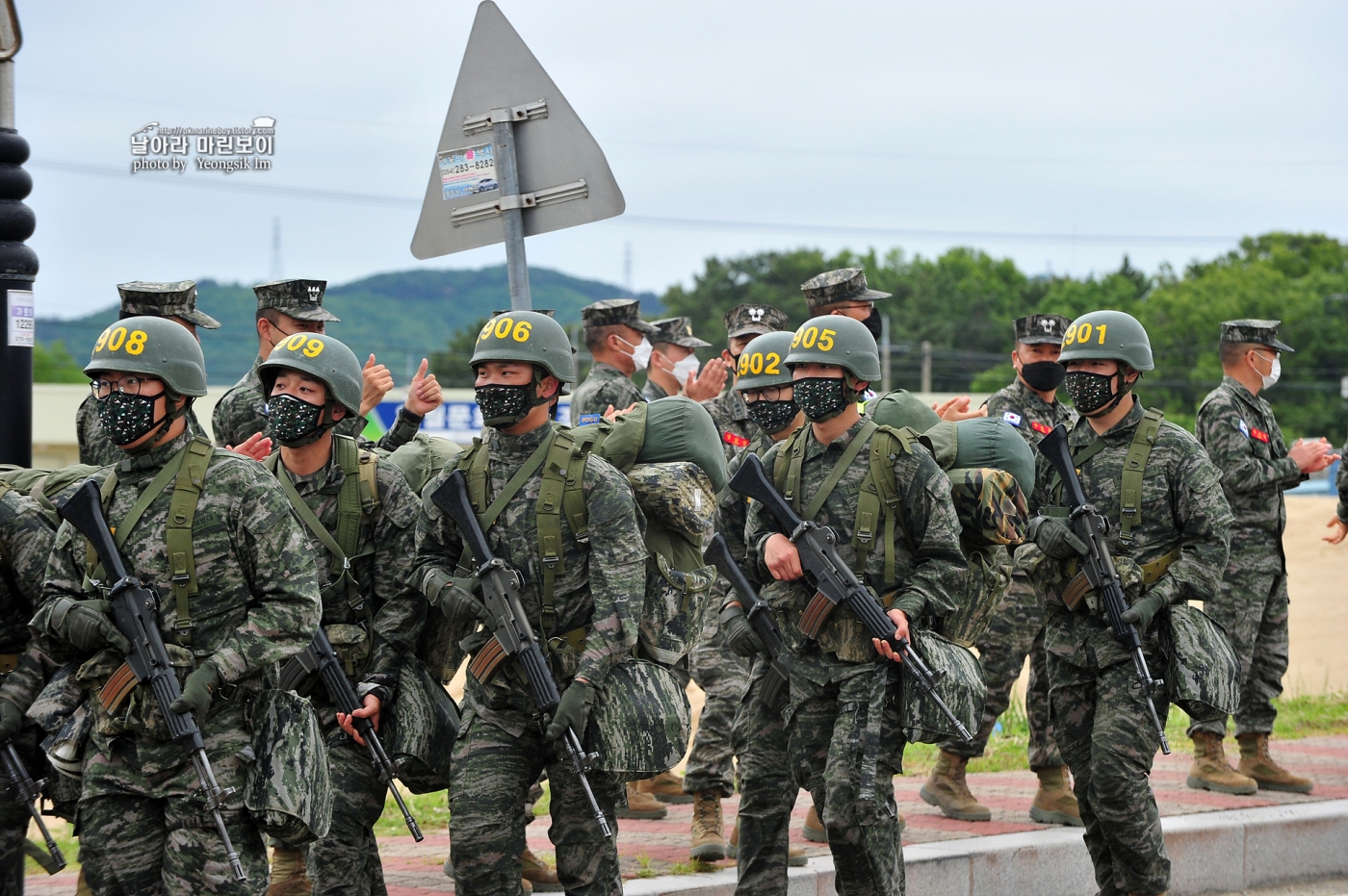 해병대 신병 1257기 극기주 빨간명찰수여식_2591.jpg