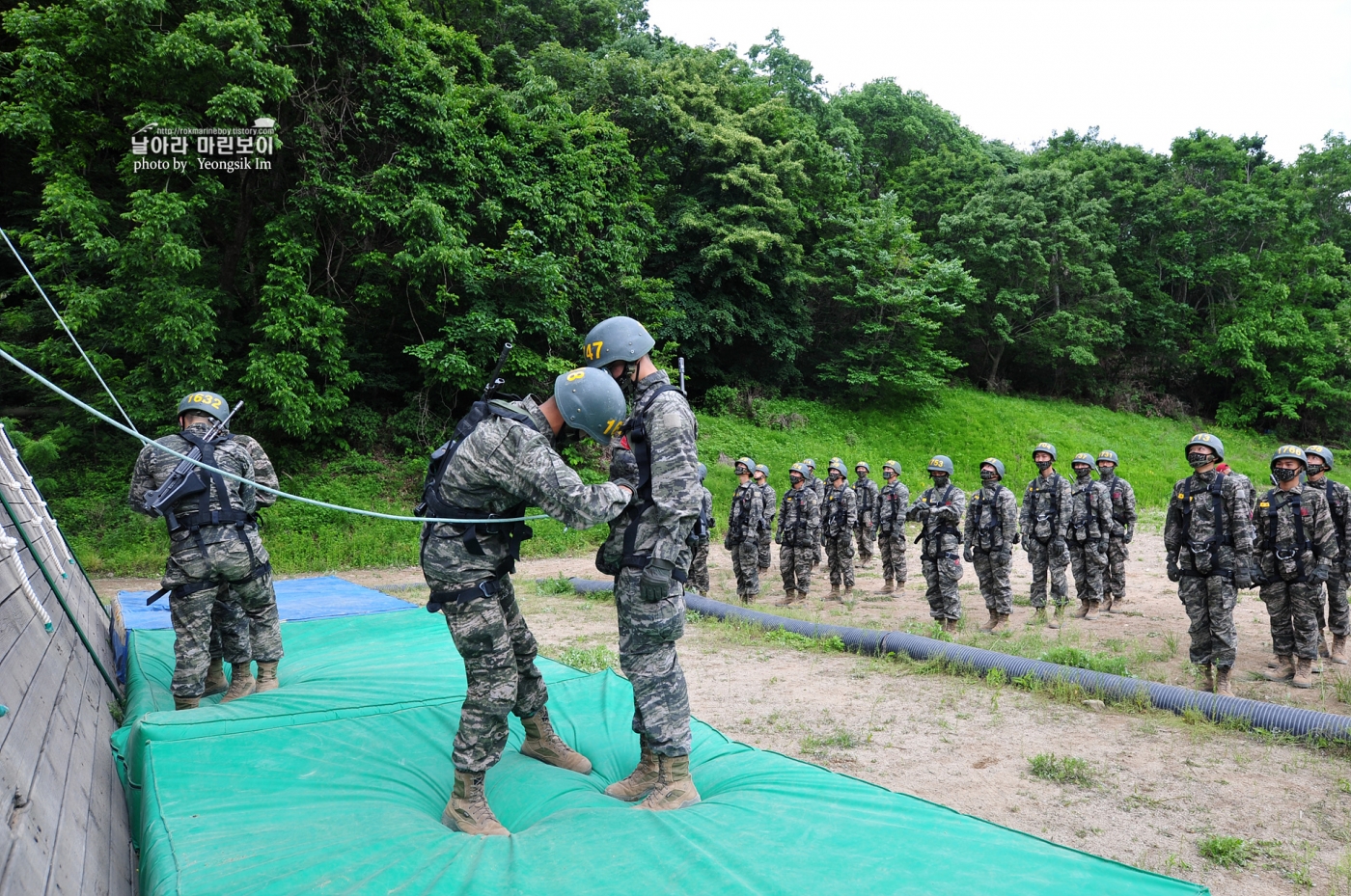 해병대 신병 1257기 1교육대 극기주 유격기초훈련_2018.jpg