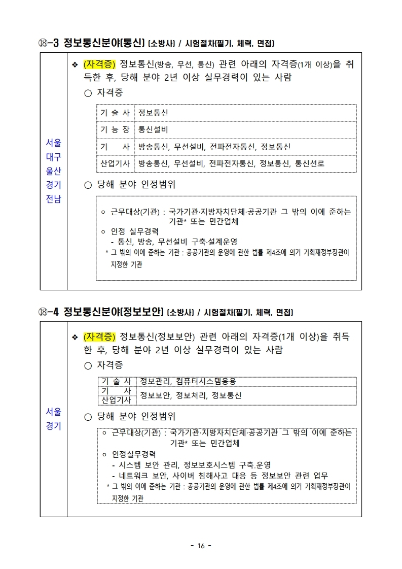 파일 2) 경력경쟁채용 응시자격 및 경력요건.pdf_page_16.jpg