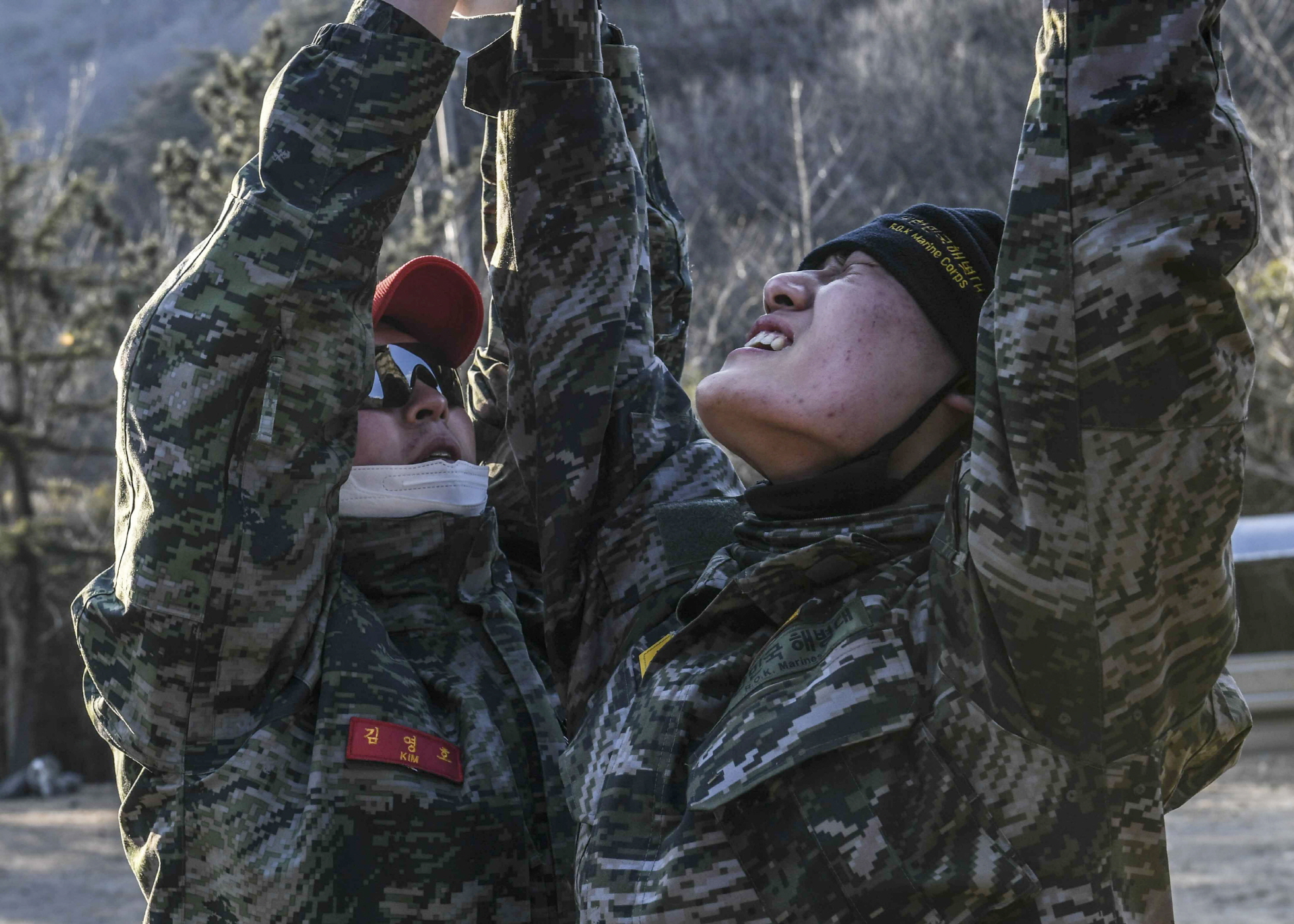 해병대 부사관후보생 394기 산악훈련 및 목봉체조 훈련 43.jpg