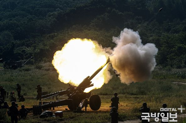 육군3보병사단 백골포병여단 전시 증원포병 통합 포탄사격훈련 1.jpg