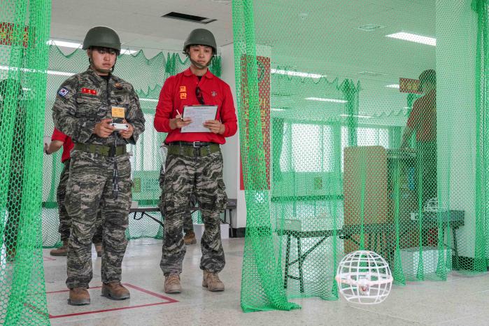 해병대교육훈련단 예하 동원지원단 예비군 드론시범부대 운영.jpg