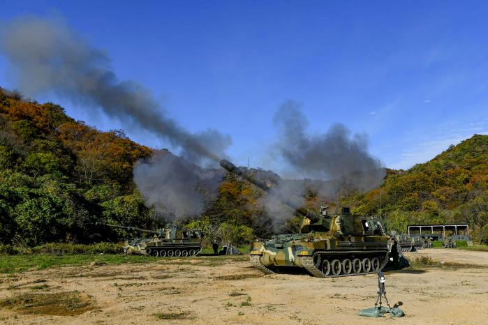 해병대1사단 포병여단, 실사격 훈련.jpg