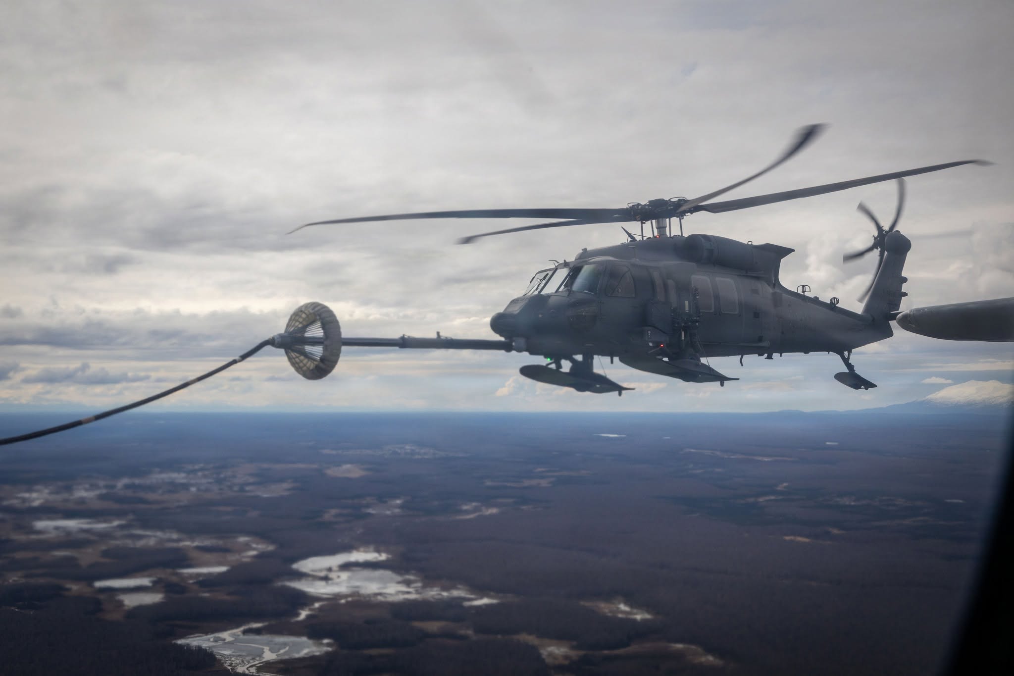 U.S. Marines with Marine Aerial Refueler Transport Squadron 152 and U.S. #Soldiers train together during exercise Kodiak Ma.jpg